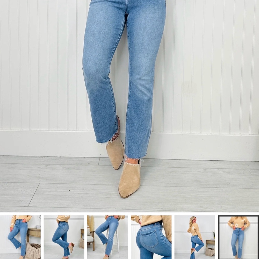 Moco Boutique Classic Denim Straight Leg Jeans Size 9